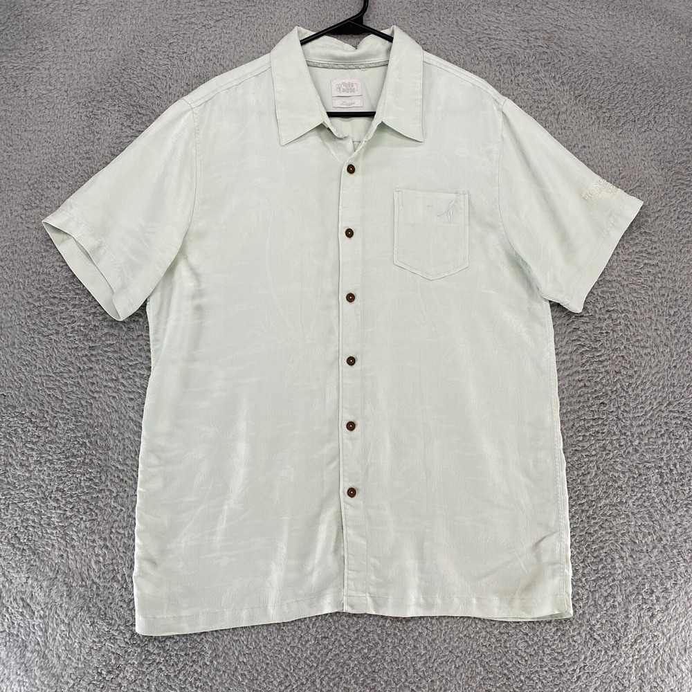 Toes on the Nose Shirt‎ Mens Large Surf Button Up Honolua Tropical Hawaiian